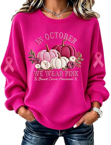 Ribbon Letter Print Crewneck Long Sleeve Waffle Sweatshirt for Women