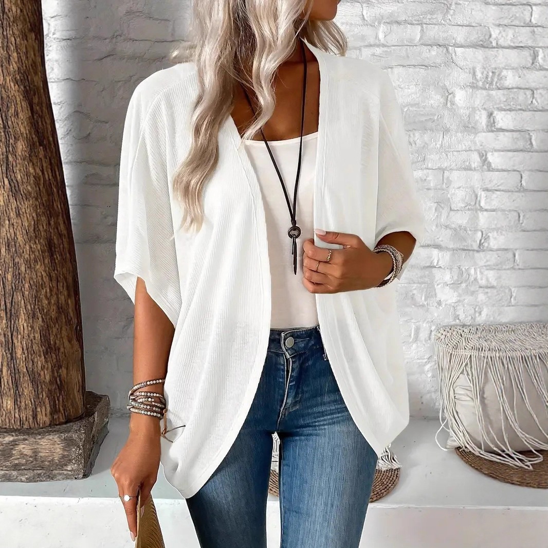 Women's Plus Size Knit Cardigan Long Sleeve Casual