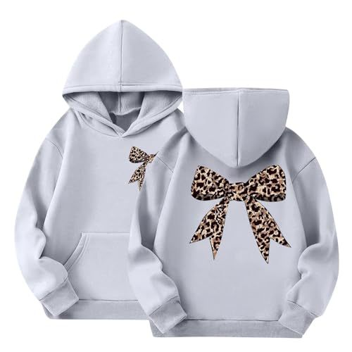 Women's Bow Ribbon Print Hoodie