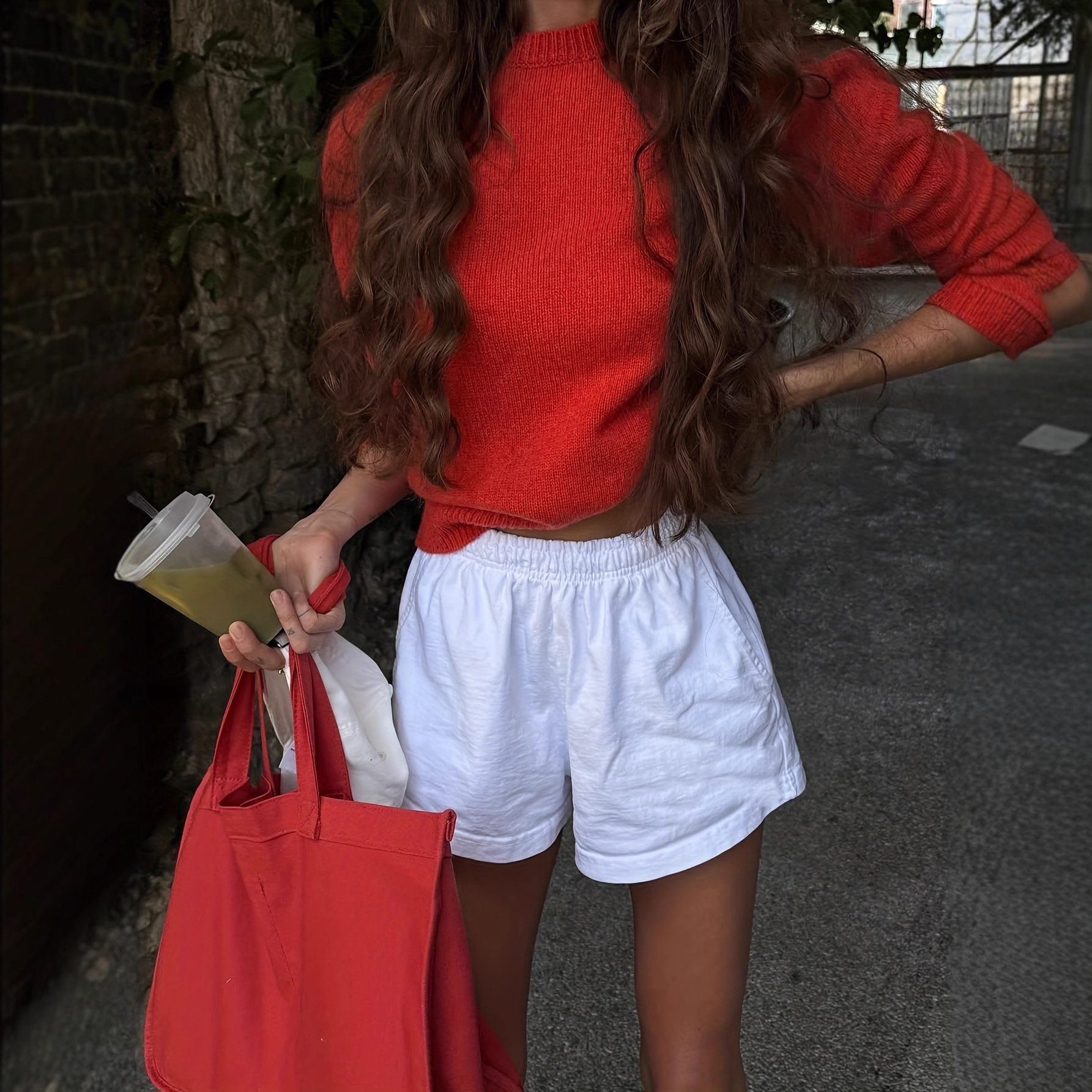 Women's Crewneck Pullover Knit Sweater Solid Long Sleeve