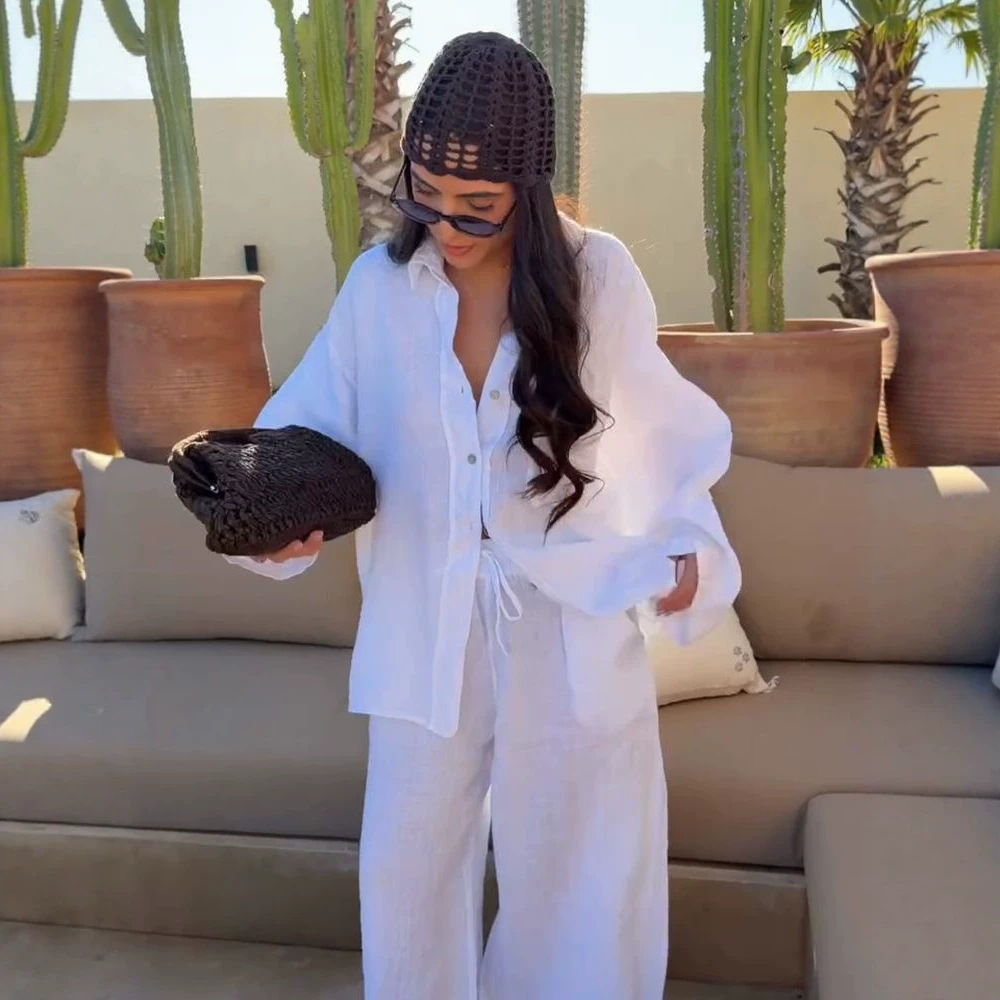 Resort-Style Casual Two-Piece Set