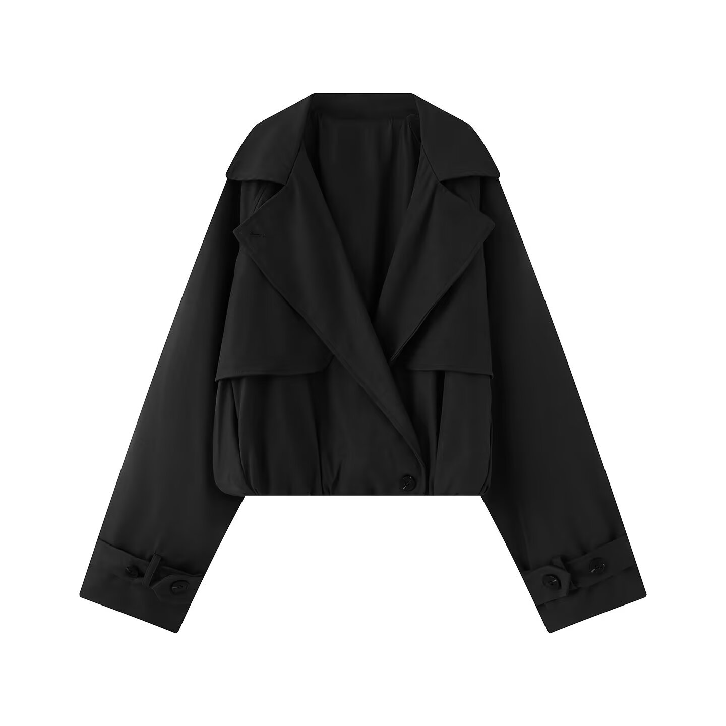 Women's Chic Color-Block Blazer Jacket