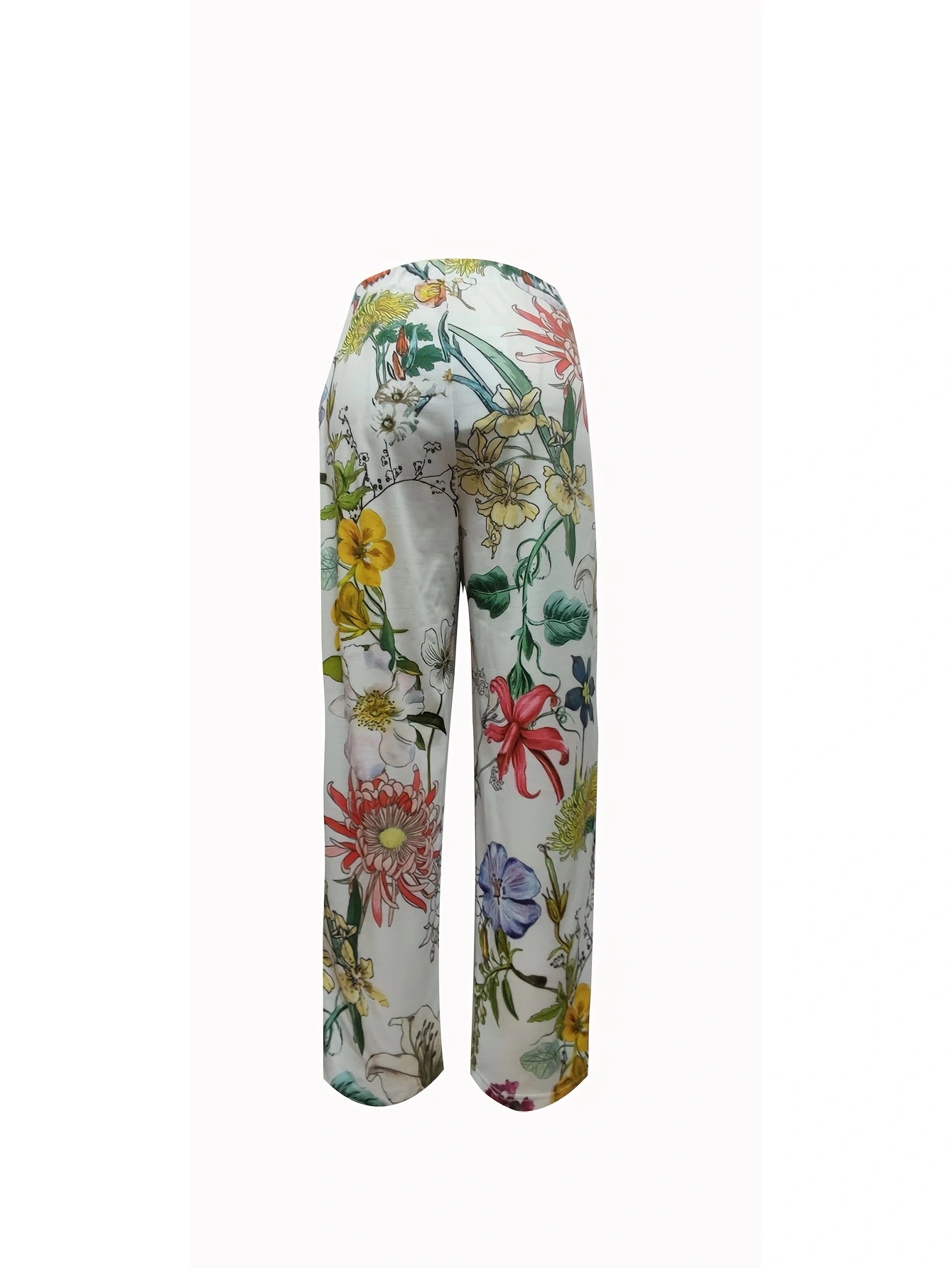 Women's Printed Loose Casual Capri Pants Beachwear