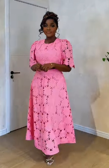 Women's French-Style Cutout Top and Skirt Two-Piece Set