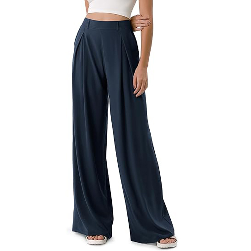 High-Waisted Wide-Leg Flared Lounge Pants for Women