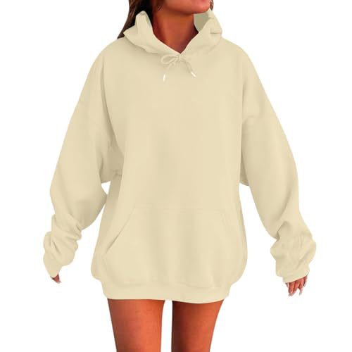 Women's Elegant Print Hoodie Long Sleeve Crew Neck
