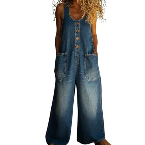 Women's Gradient Print Sleeveless Jumpsuit Casual Chic