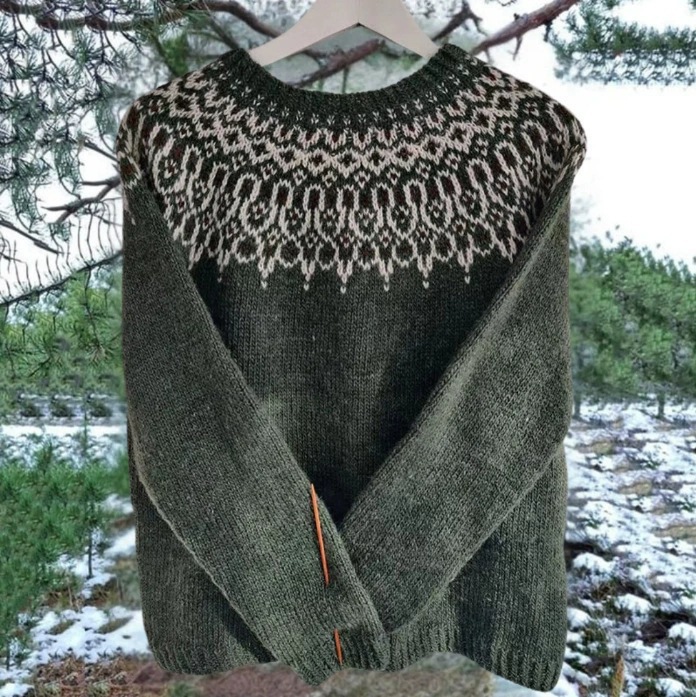 Women's Mystic Ancient Tribal Print Crewneck Sweatshirt