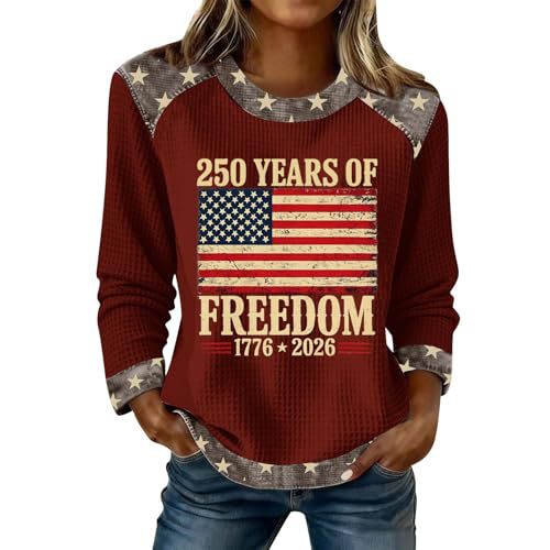 Women's Eagle Letter Print Crewneck Sweatshirt