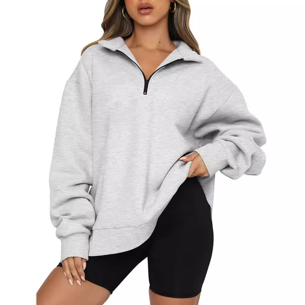 Women's Casual Long-Sleeve Pullover Sweatshirt