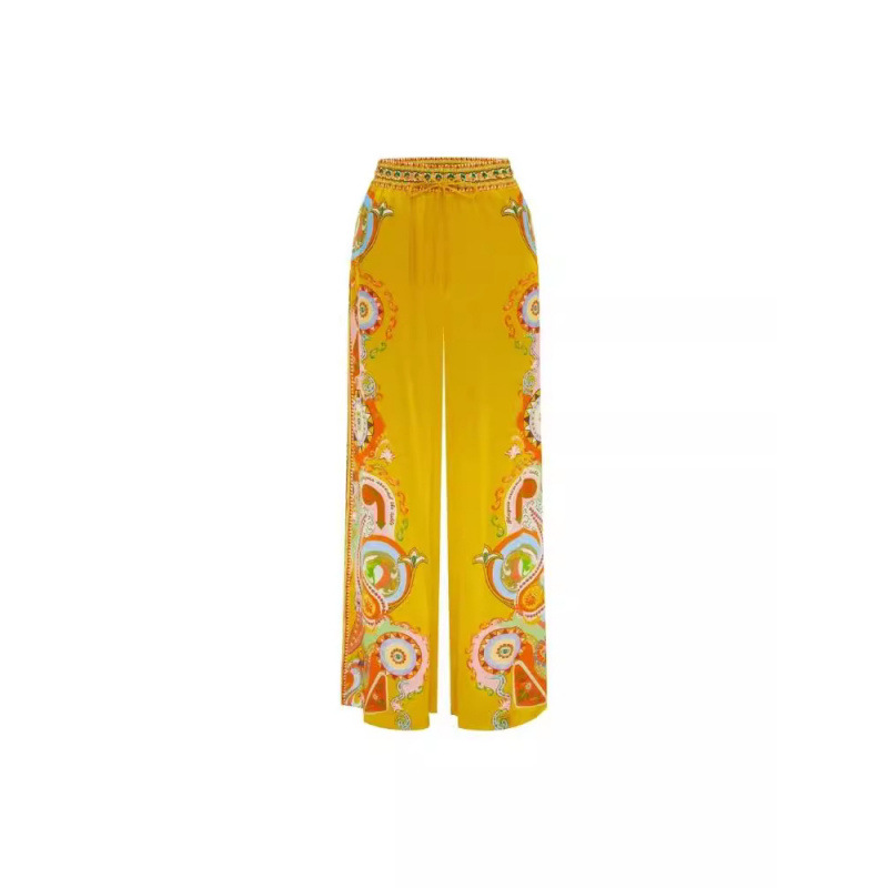 Satin Floral Print Short Sleeve Tie Two-Piece Set