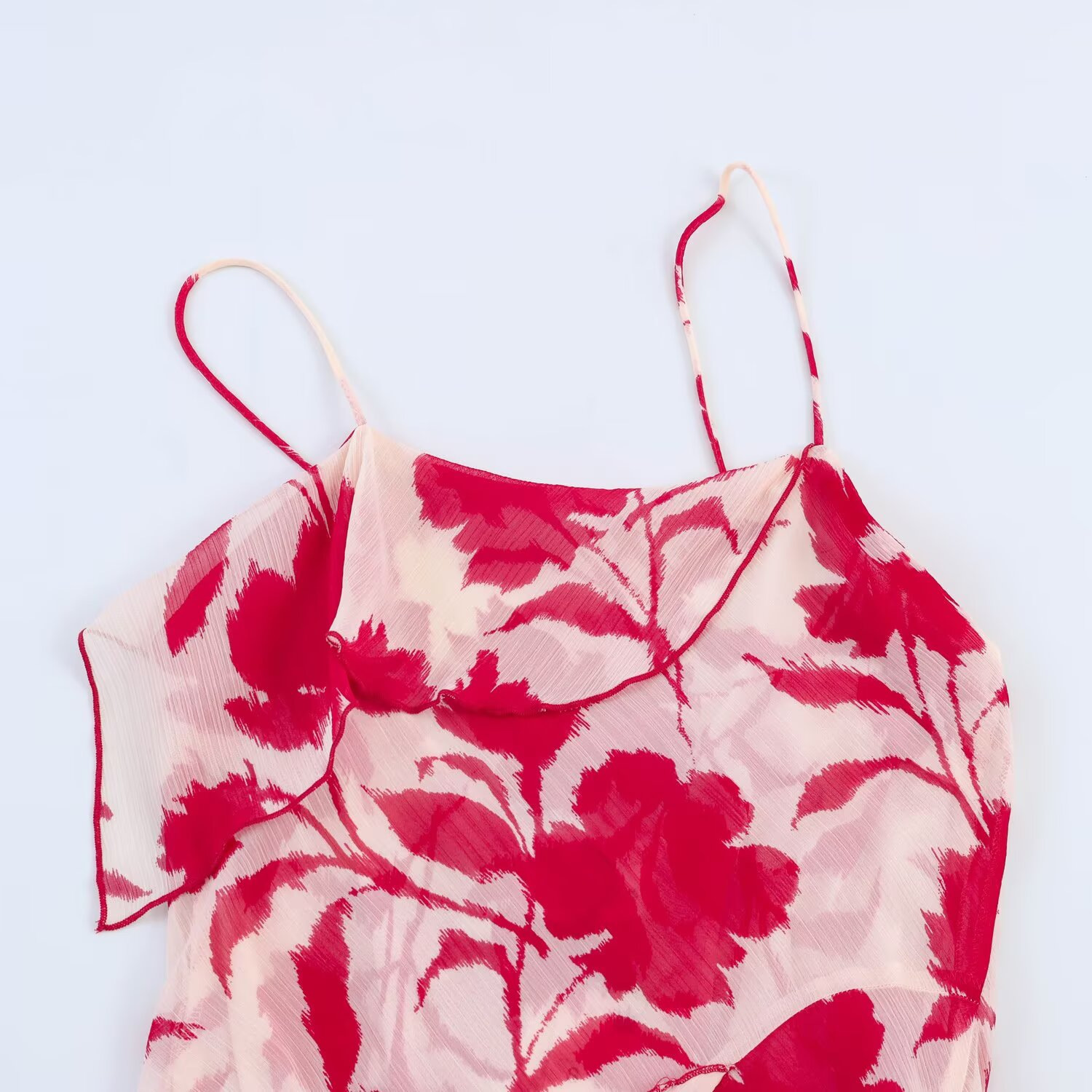 Floral Print Bodycon Midi Dress Sleeveless