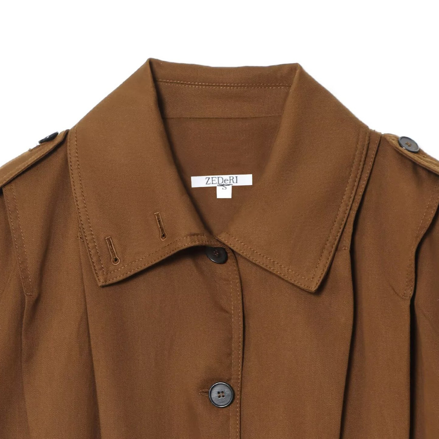 Women's Pleated Belted Coat