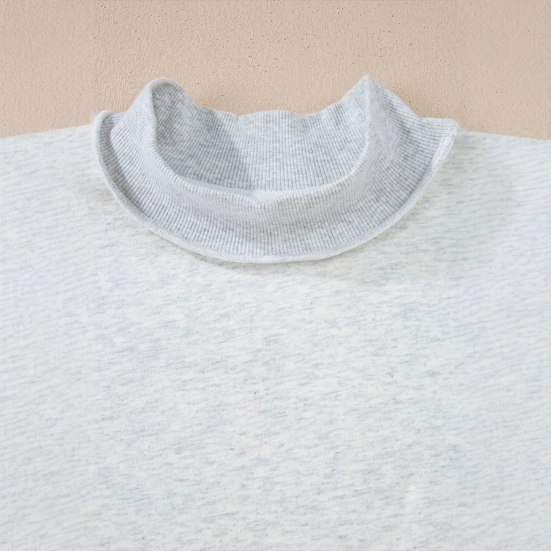 Women's Loose Solid Crewneck Pullover Sweatshirt Casual Long Sleeve