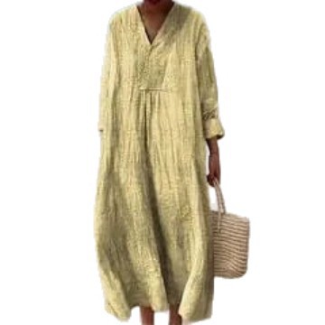 Women's 3D Print Long Sleeve Shirt Dress A-Line Midi