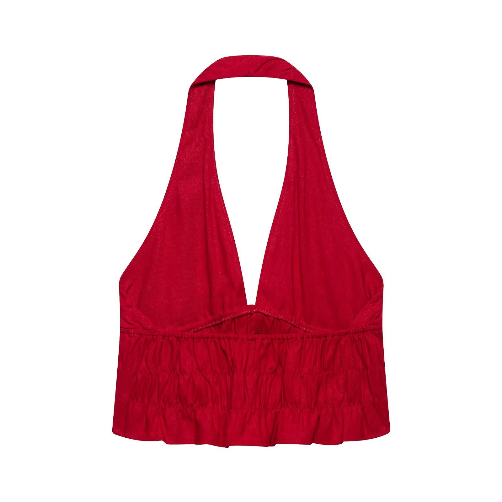 Women's Pleated Midi Skirt Two-Piece Set Sleeveless Tank Top