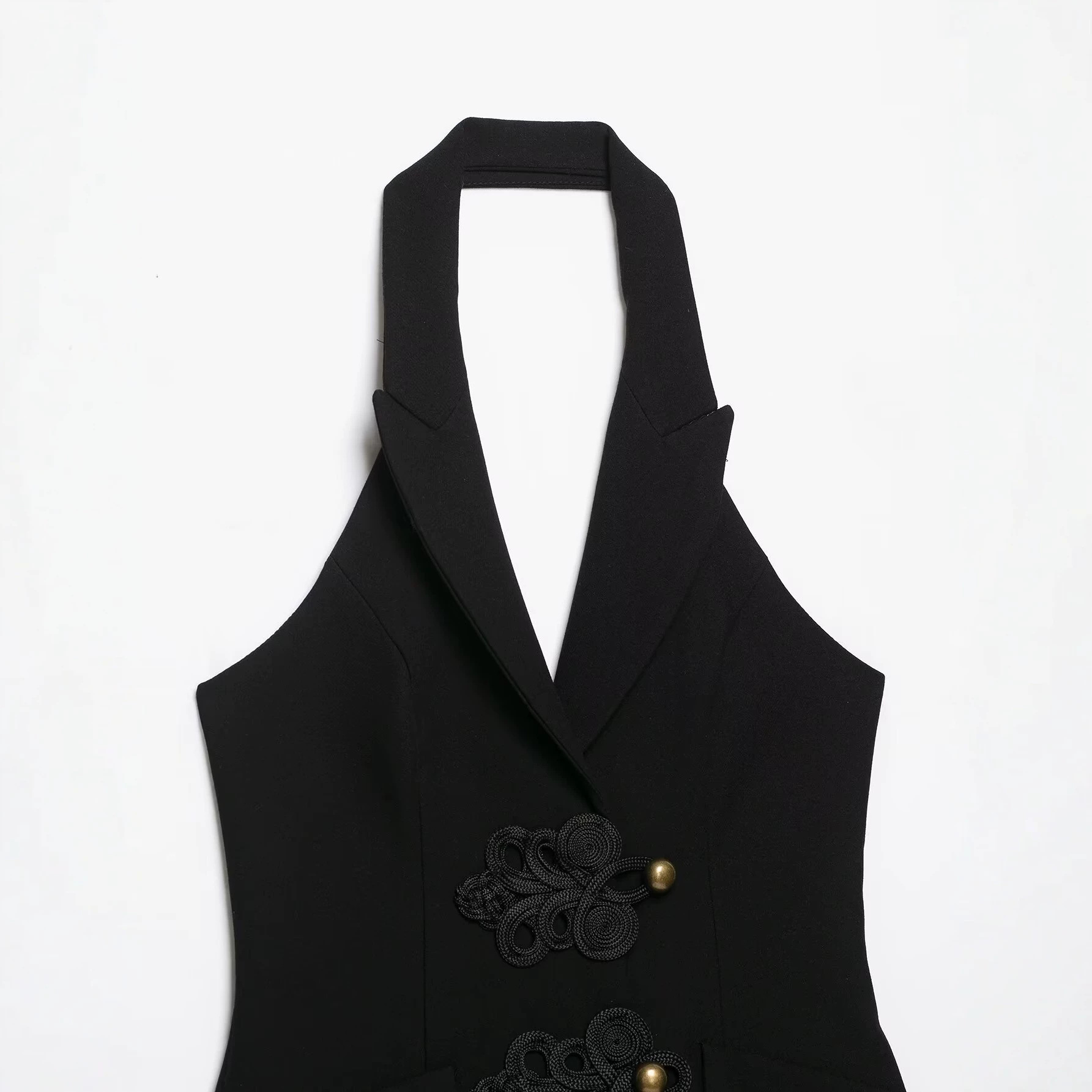Women's Halter Neck Knot Detail Jumpsuit