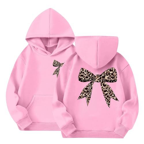 Women's Bow Ribbon Print Hoodie