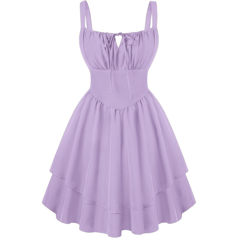 Sexy Tie-Strap Cami Dress Women's Summer Fashion