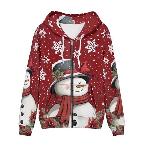 Women's Animal & Floral Print Hoodie Long Sleeve Crewneck