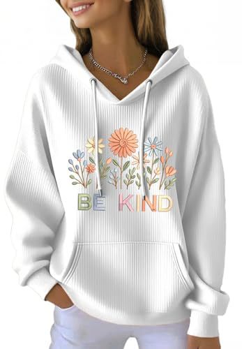 Women's Floral Print Casual Hoodie