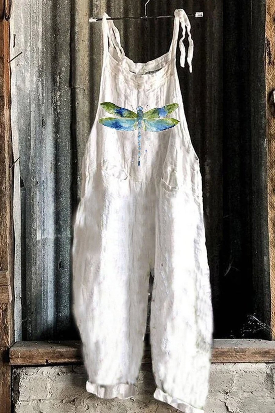 Sweet Floral Print Wide-Leg Jumpsuit