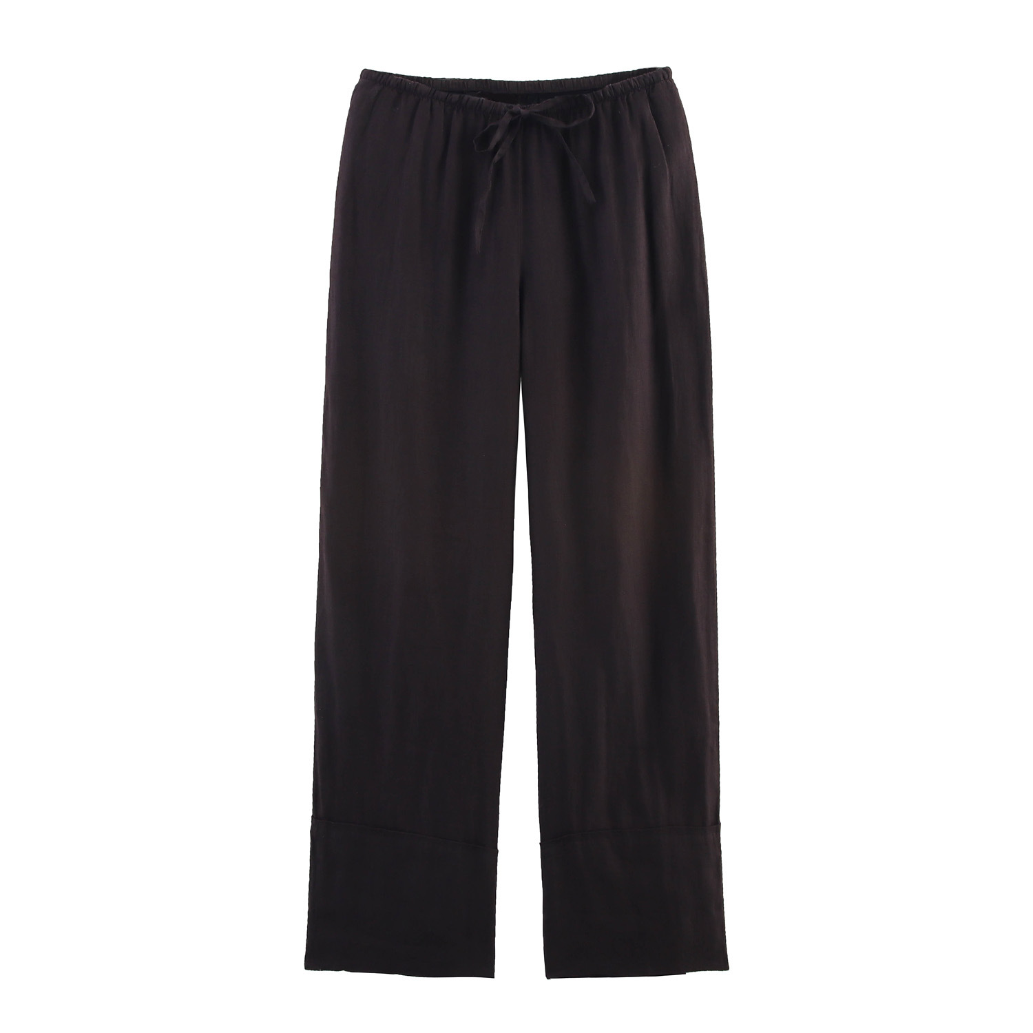 Women's Long Sleeve Shirt & Wide-Leg Straight Pants Set