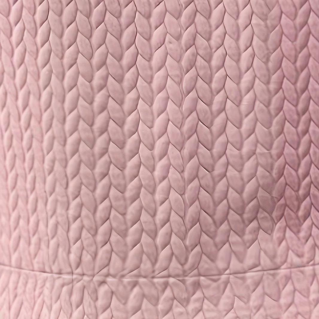 Women's Crewneck Puff Long Sleeve Pullover Loose Embossed Sweatshirt