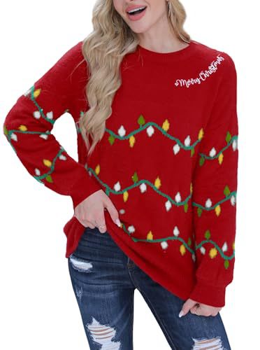 Women's Christmas Snowman Print Crewneck Sweatshirt