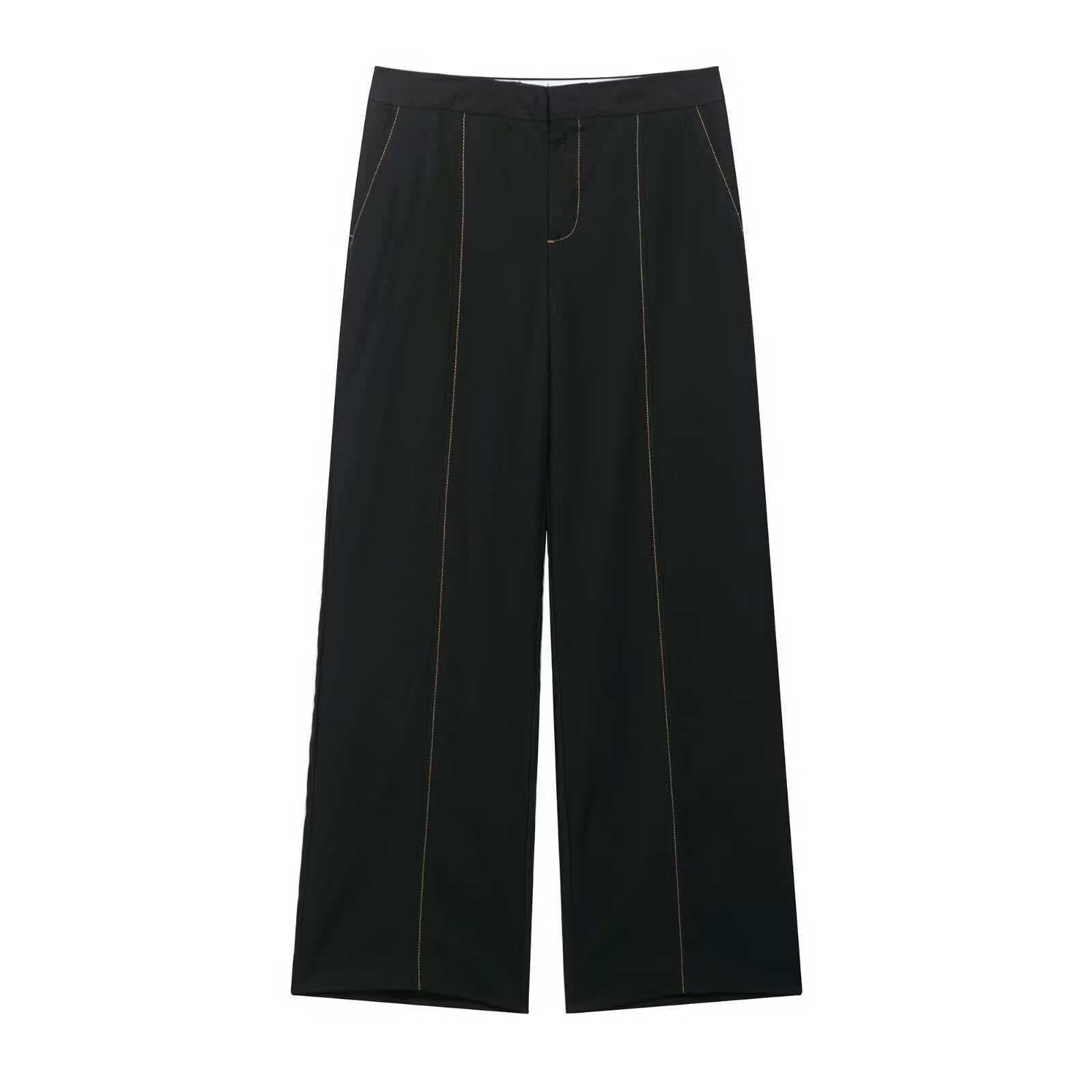 Women's Summer Sleeveless Vest and Wide-Leg Pants Two-Piece Set