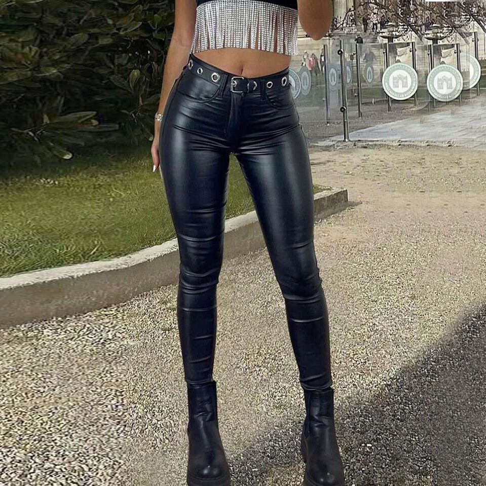 Women's Slim Fit Ponte Pants with Pockets