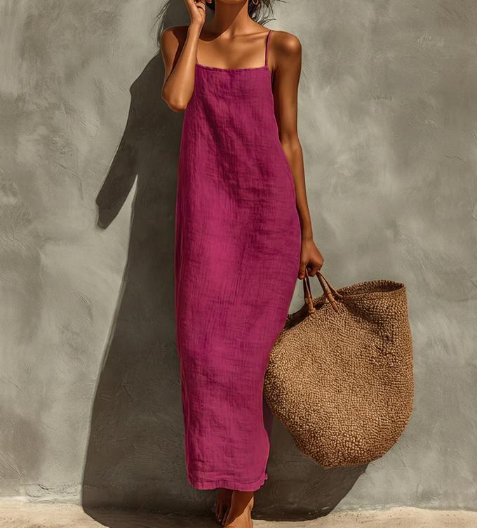 Bohemian Square Neck Cami Dress