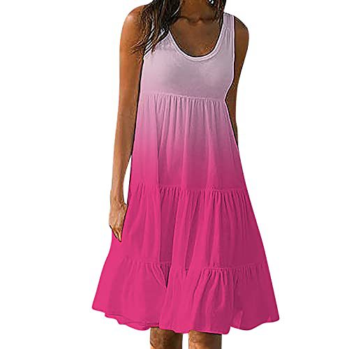 Women's Floral Print Ruched Bodycon Midi Dress Sleeveless Round Neck