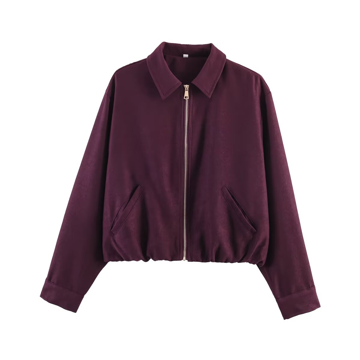 Women's Puffer Bomber Jacket and Pants Set with Collar