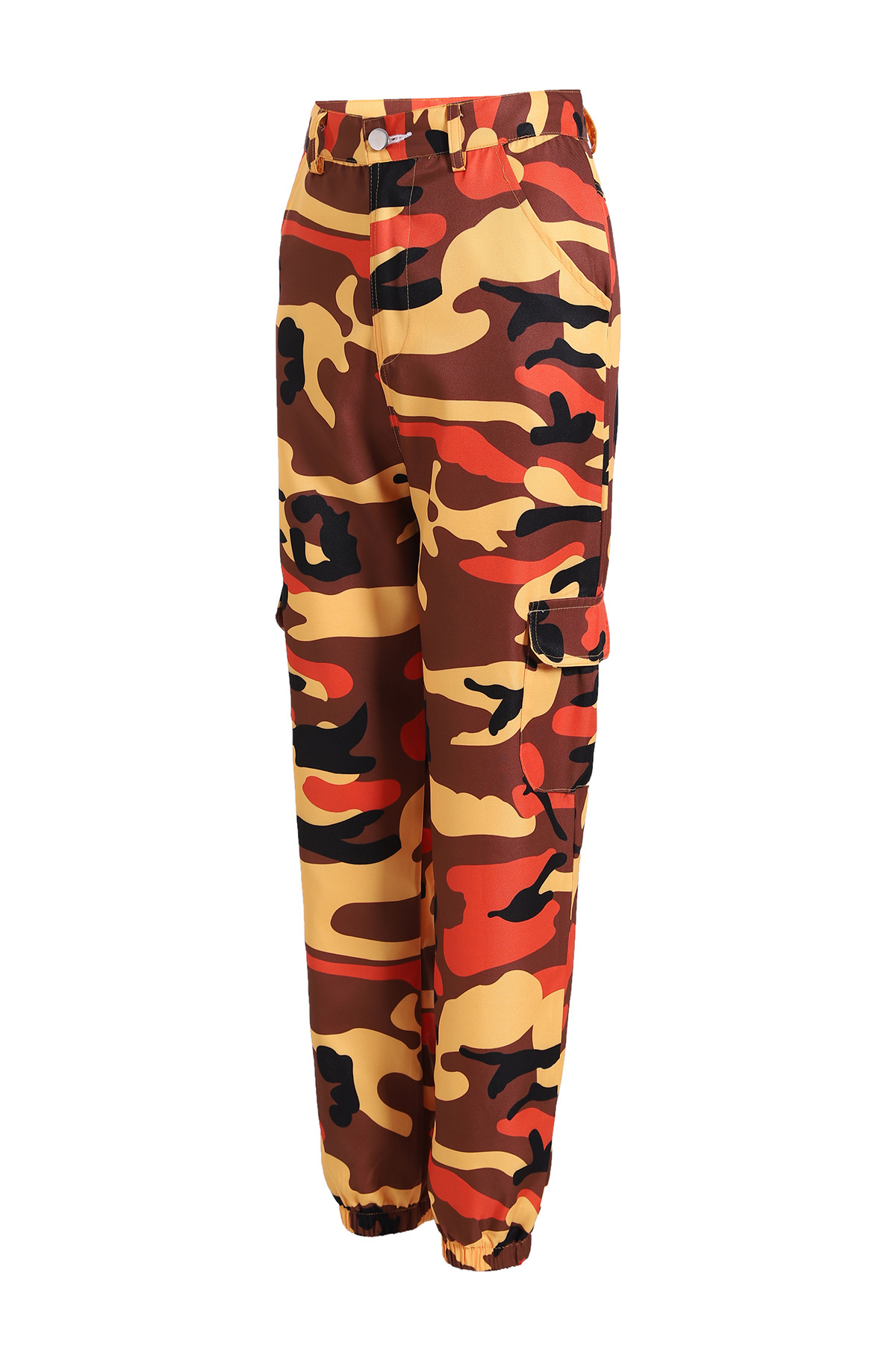 Camouflage Cargo Denim Harem Pants