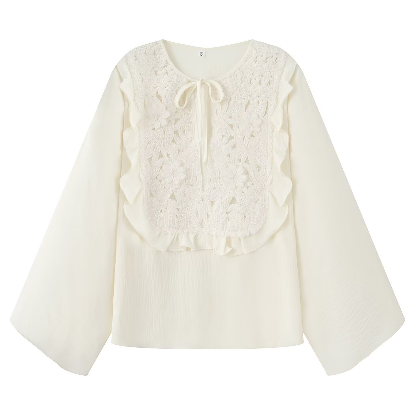Embroidered Faux Two-Piece Top and Mini Skirt Set