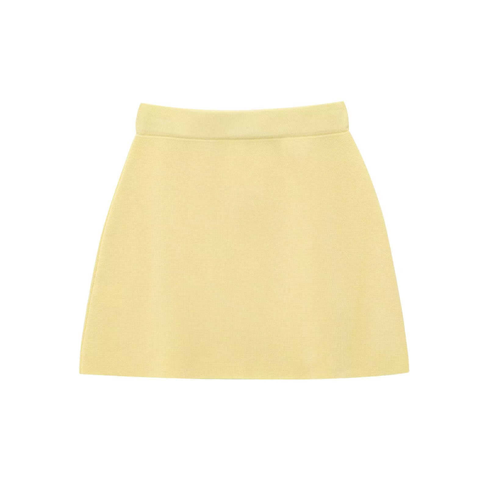 Women's Short Sleeve Knit Top and Skirt Set