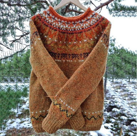 Women's Mystic Ancient Tribal Print Crewneck Sweatshirt