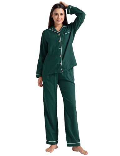 Women's Cuban Collar Long Sleeve Shirt Set