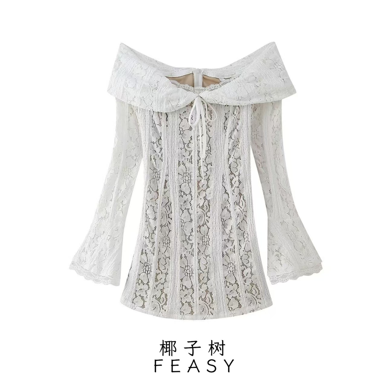 Women's Off-Shoulder Lace Bodycon Dress