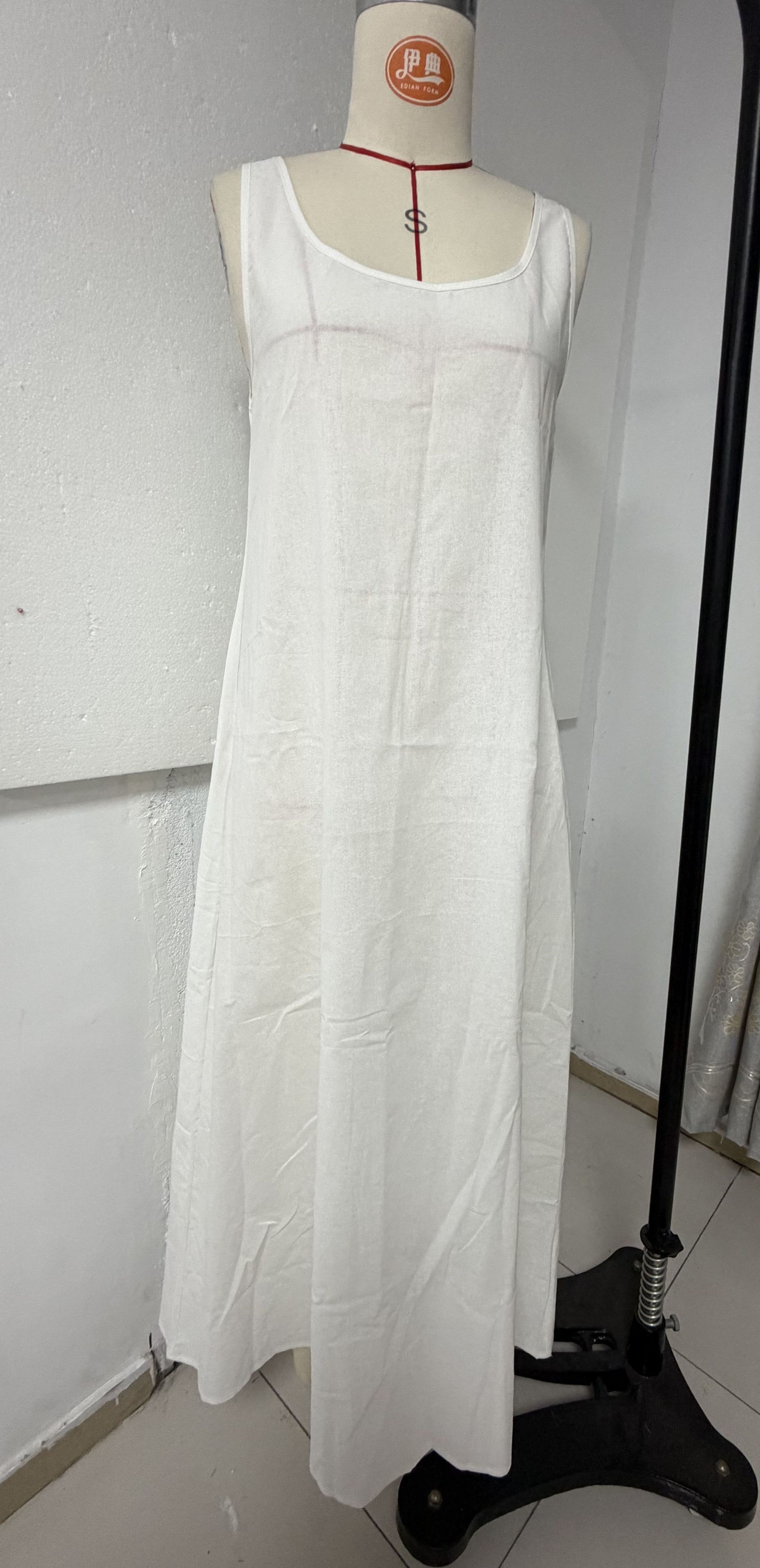 Women's Sleeveless Boho A-Line Maxi Dress Loose Fit