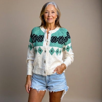 Women's Loose Knit Cardigan Sweater Coat