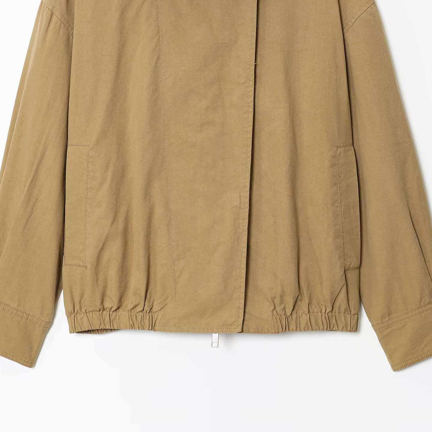 Faux Fur Collar Bomber Jacket