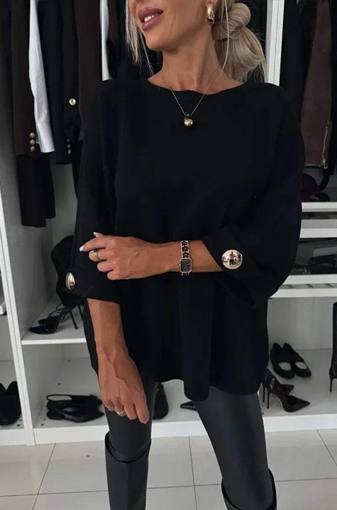 Women's Crewneck Pullover Casual Top