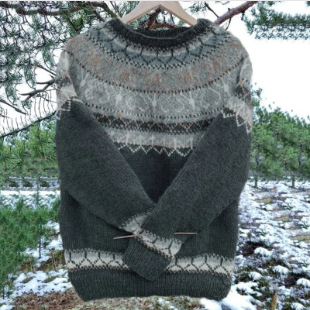 Women's Colorblock Crewneck Pullover Knit Sweater