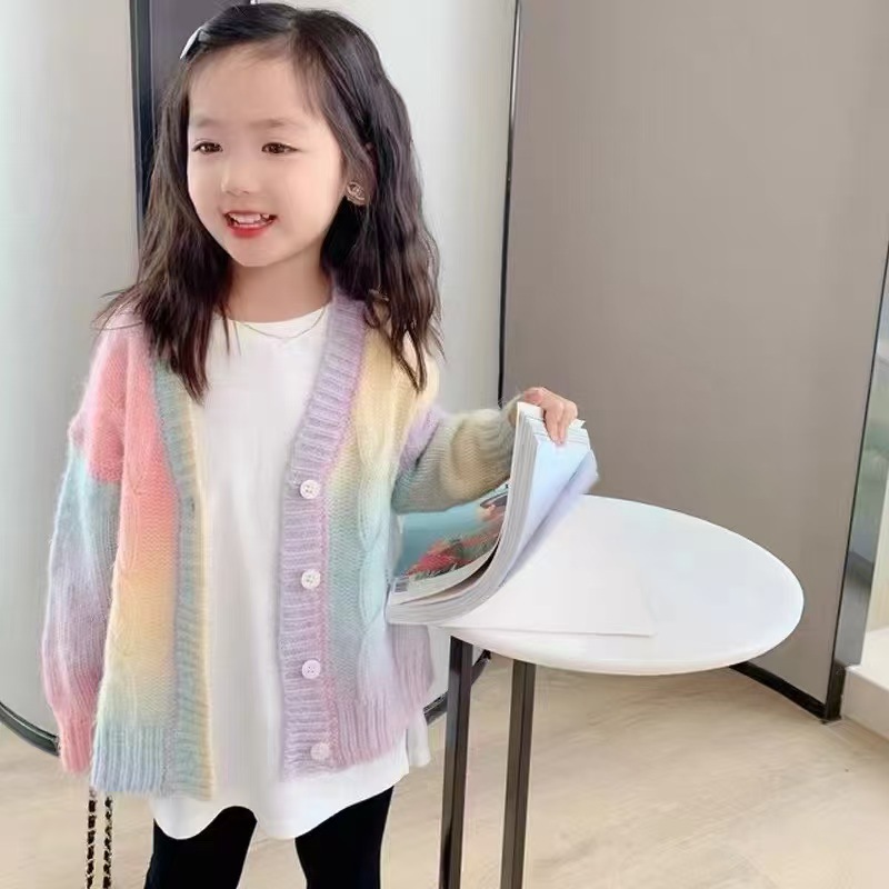 Trendy Color-Block Lazy Style Women's Sweater