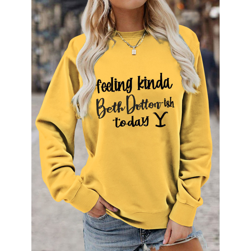 3D Print Crewneck Pullover Hoodie Women's Casual Sweatshirt