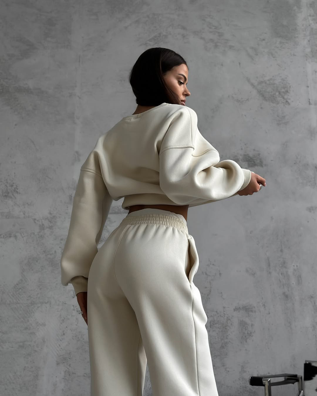 Women's Casual Sweatshirt and Pants Two-Piece Set