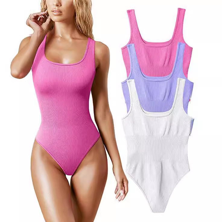 Women's U-Neck Sleeveless Bodysuit