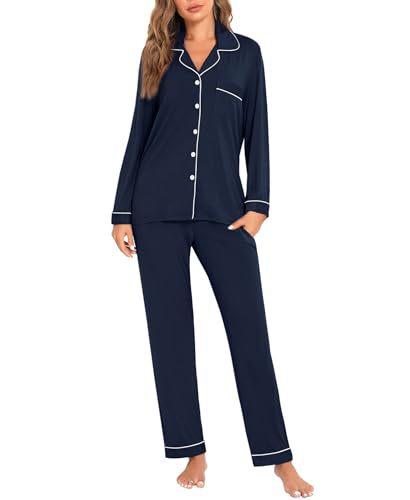 Women's Cuban Collar Retro Print Long Sleeve Loungewear Set